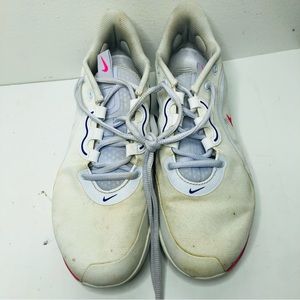 Women's Nike Court Air Max Volley Tennis Shoes 9 white pink purple